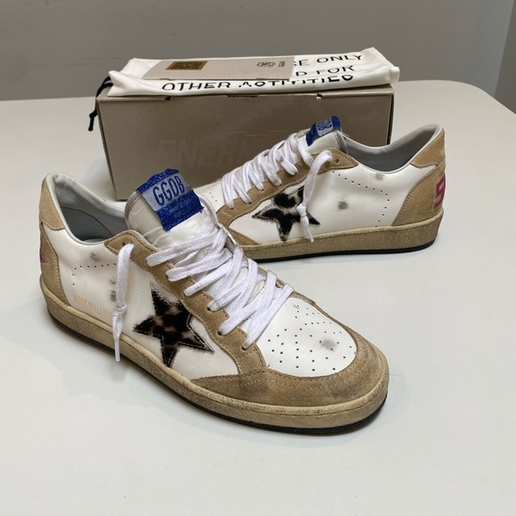 Golden Goose Ball Star Sneaker Cappuccino/White/Brown size 41 NIB - Picture 10 of 13